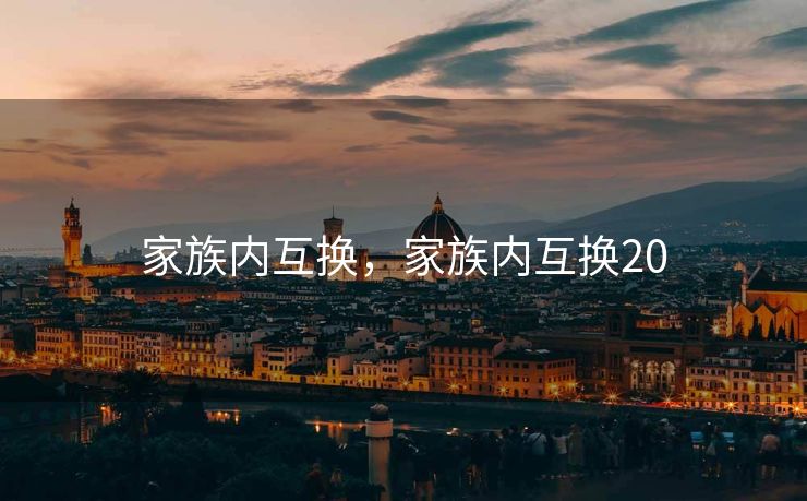 家族内互换，家族内互换20