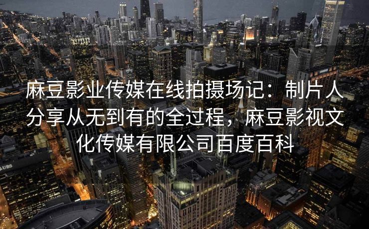 麻豆影业传媒在线拍摄场记：制片人分享从无到有的全过程，麻豆影视文化传媒有限公司百度百科