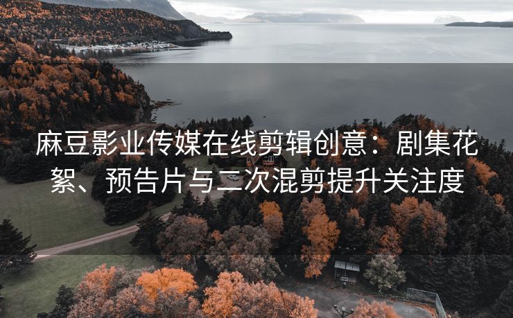 麻豆影业传媒在线剪辑创意：剧集花絮、预告片与二次混剪提升关注度